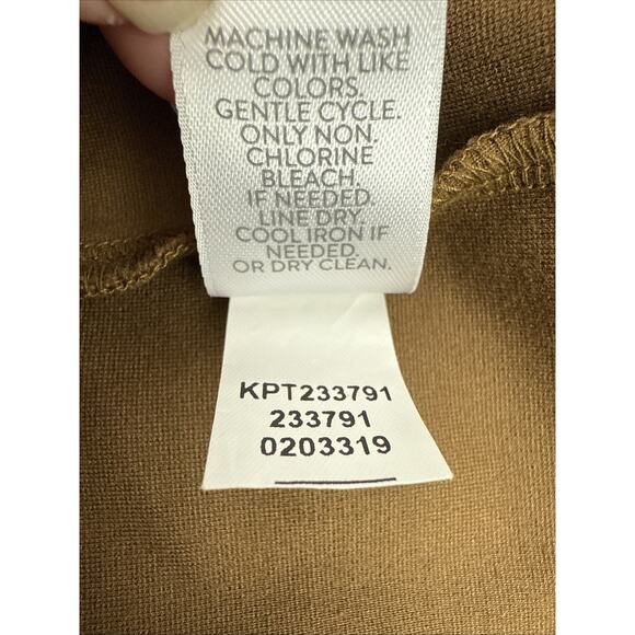 J.Jill Ponte Leggings Pants Affinity Stretch in Espresso Brown‎ Sz Med - Picture 11 of 11